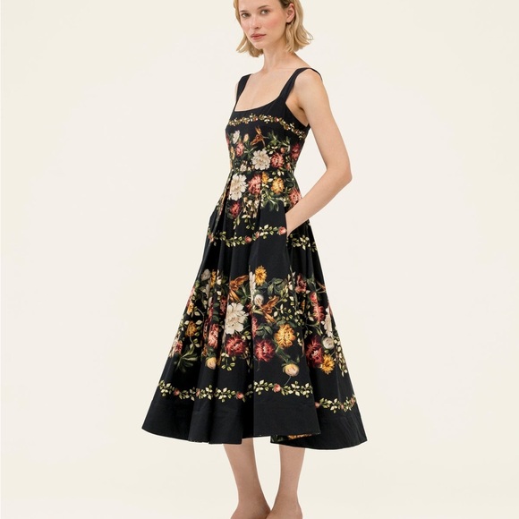 SOLD OUT AGUA BY AGUA BENDITA NWOT ALCAPARRA PARAMO MIDI DRESS - Picture 3 of 10